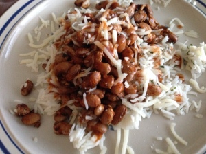 Coconut Rice with Cayenne Pinto Beans