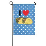 I Love Tacos Garden Flags