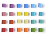 Multicolor Square Glass Colorful Magnets